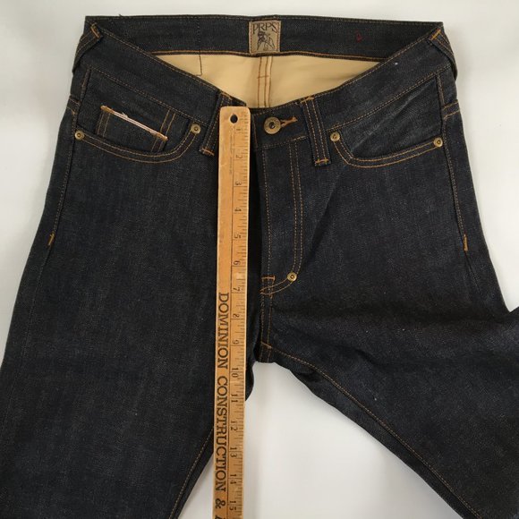 PRPS Straight 13.75 oz Raw Selvedge Button Fly Jeans Men's 29 - Picture 11 of 12